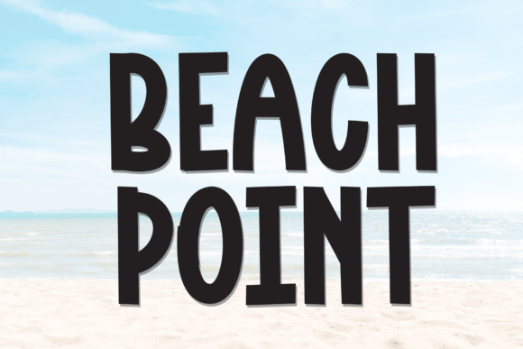 Beach Point Font - Featured Image