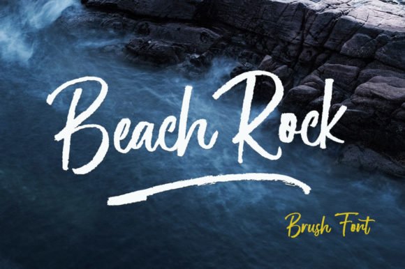 Beach Rock Font - Featured Image