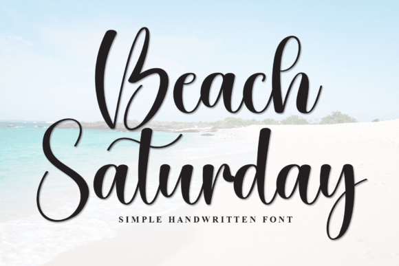 Beach Saturday Font - Featured Image