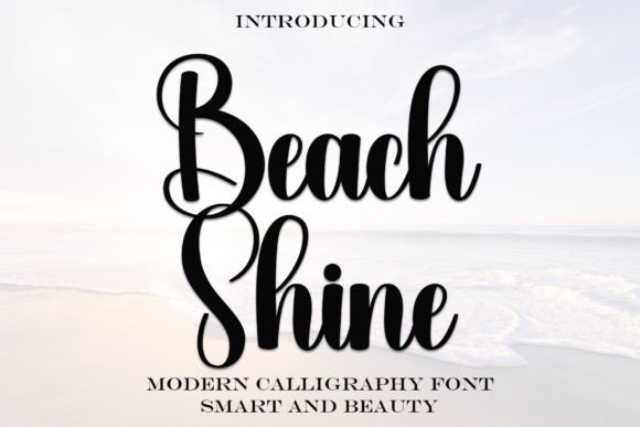 Beach Shine Font - Featured Image