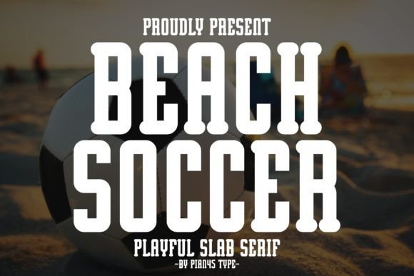 Beach Soccer Font - Featured Image