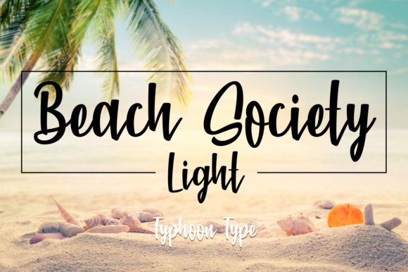 Beach Society Light Font - Featured Image