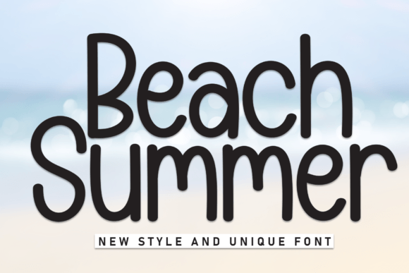Beach Summer Font - Featured Image