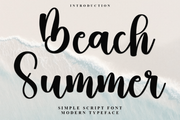 Beach Summer Font - Featured Image