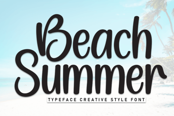 Beach Summer Font - Featured Image