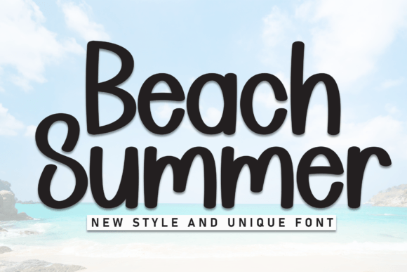 Beach Summer Font - Featured Image