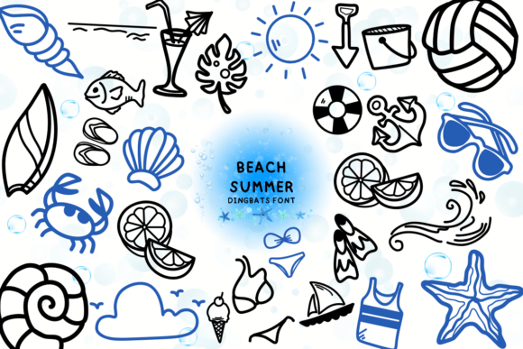 Beach Summer Font - Featured Image