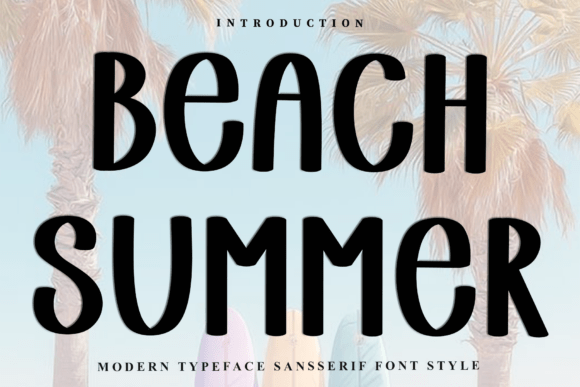Beach Summer Font - Featured Image