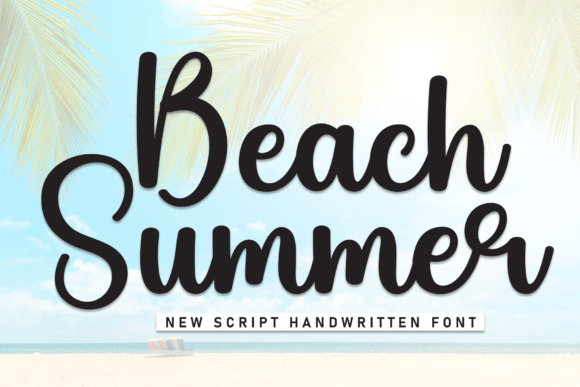 Beach Summer Font - Featured Image
