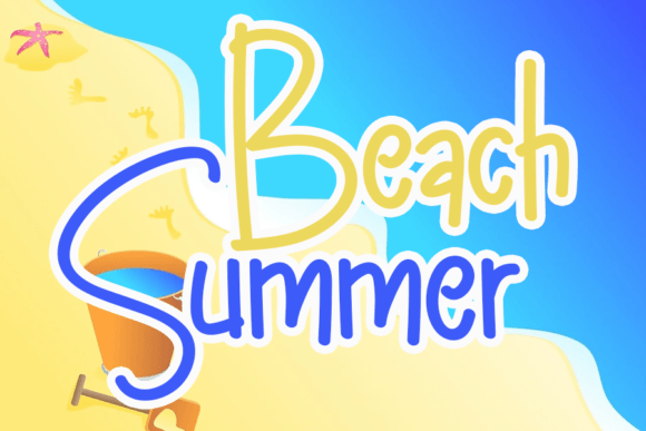 Beach Summer Font - Featured Image