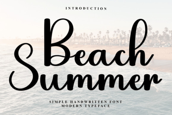 Beach Summer Font - Featured Image