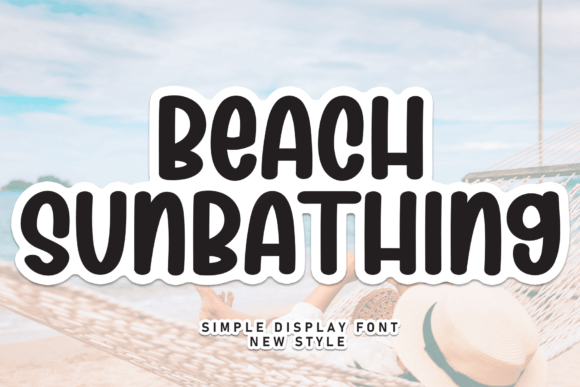 Beach Sunbathing Font - Featured Image