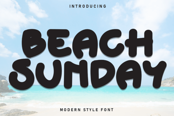 Beach Sunday Font - Featured Image