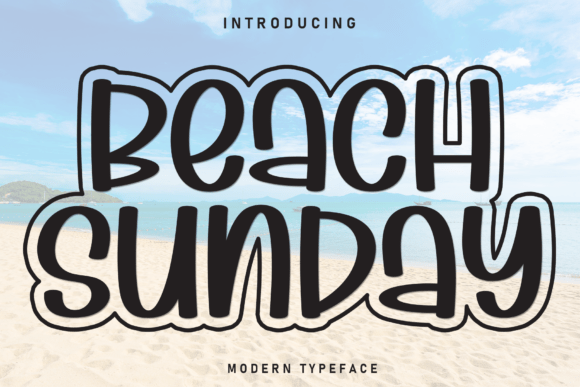 Beach Sunday Font - Featured Image
