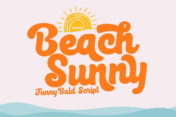 Beach Sunny Font - Featured Image