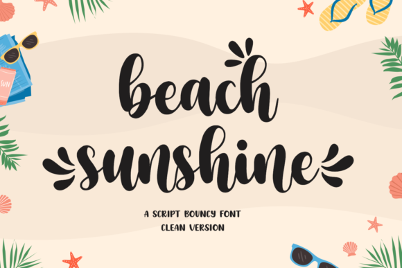 Beach Sunshine Font - Featured Image
