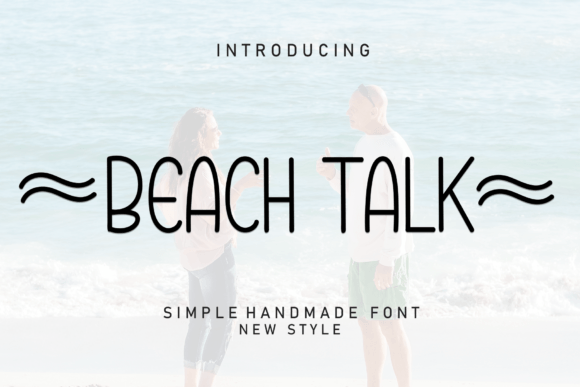 Beach Talk Font - Featured Image