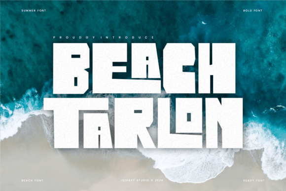 Beach Tarlon Font - Featured Image