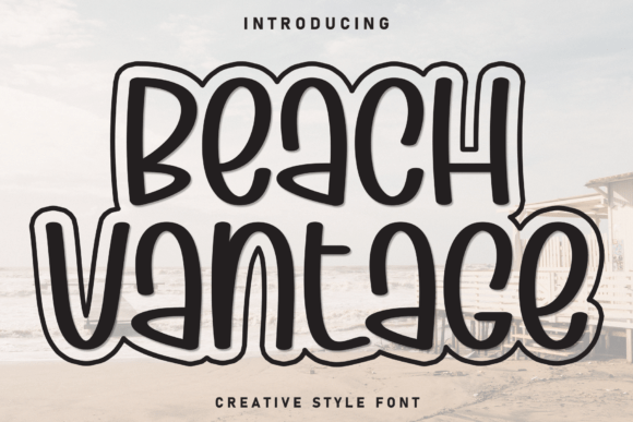 Beach Vantage Font - Featured Image