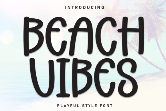 Beach Vibes Font - Featured Image