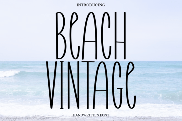Beach Vintage Font - Featured Image