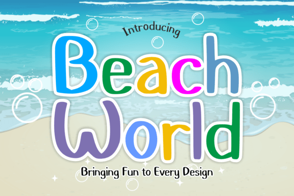Beach World Font - Featured Image