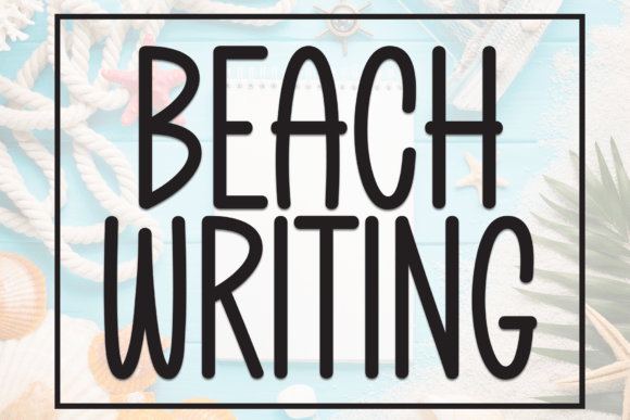 Beach Writing 1 Font - Featured Image
