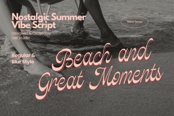 Beach and Great Moments Font - Featured Image