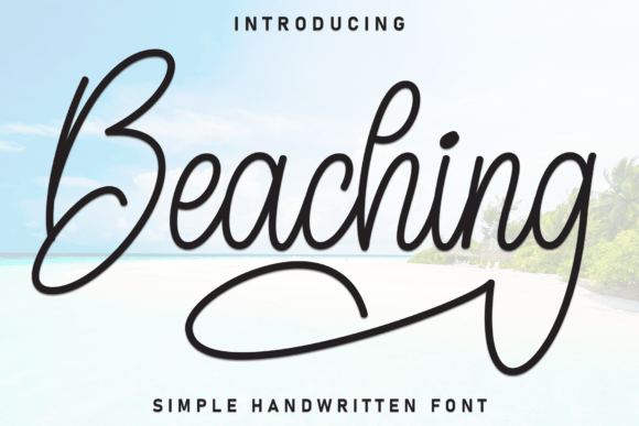 Beaching Font - Featured Image