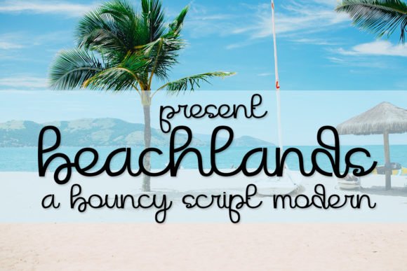 Beachlands Font - Featured Image