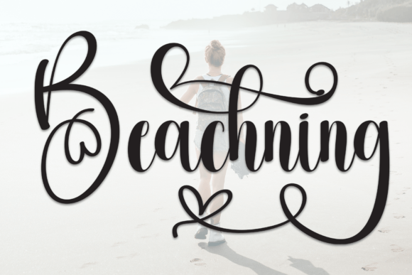 Beachning Font - Featured Image