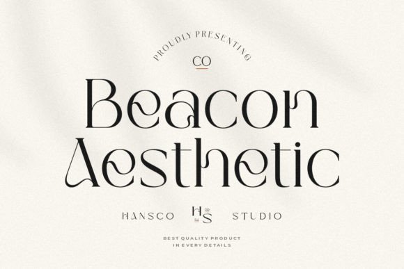 Beacon Aesthetic Font - Featured Image