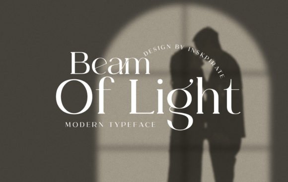 Beam of Light Font - Featured Image