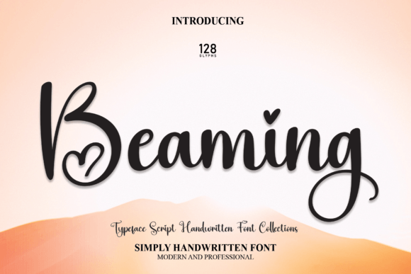 Beaming Font - Featured Image
