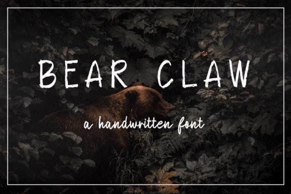 Bear Claw Font - Featured Image