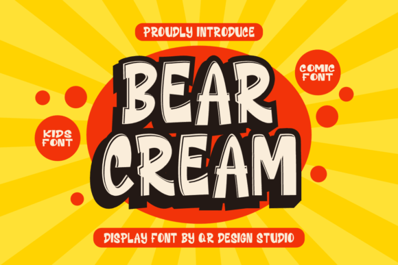Bear Cream Font - Featured Image