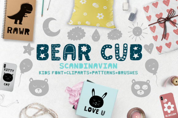 Bear Cub Font - Featured Image