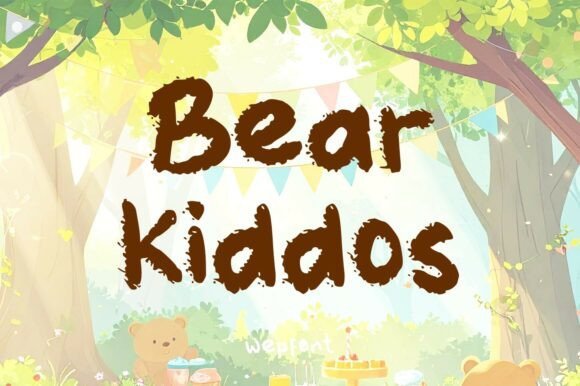 Bear Kiddos Font - Featured Image