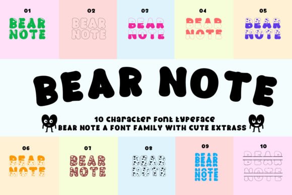 Bear Note Font - Featured Image