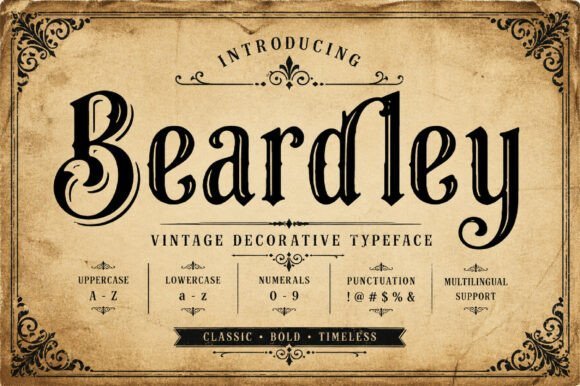 Beardley Font - Featured Image