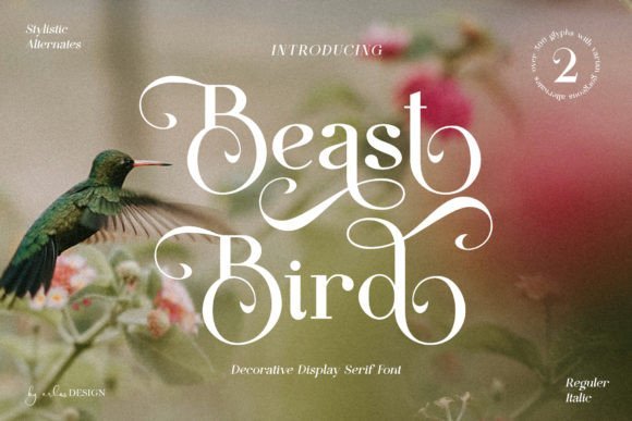 Beast Bird Font - Featured Image