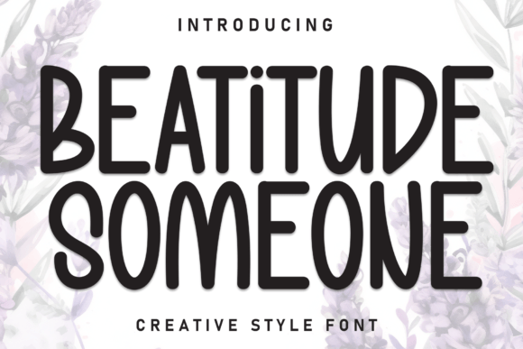 Beatitude Someone Font - Featured Image
