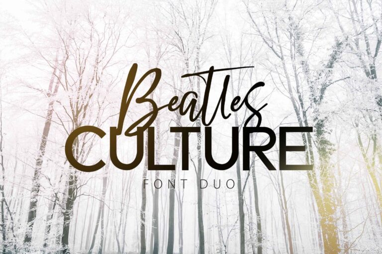 Beatles Culture Font - Featured Image