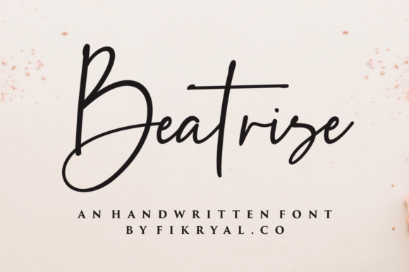 Beatrise Font - Featured Image