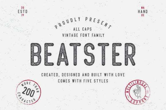 Beatster Font - Featured Image