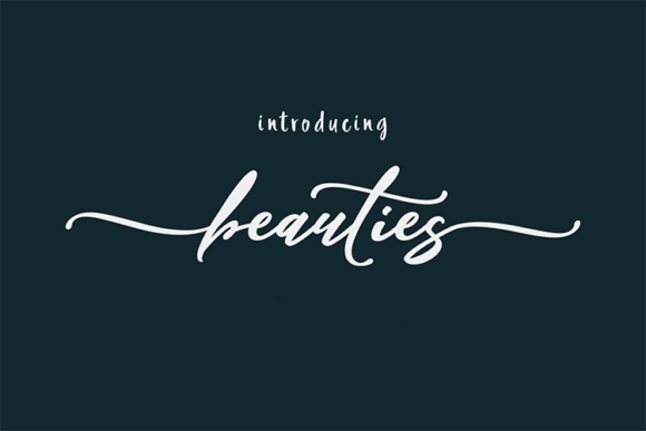 Beauties Font - Featured Image