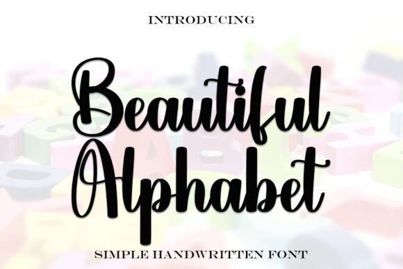 Beautiful Alphabet Font - Featured Image