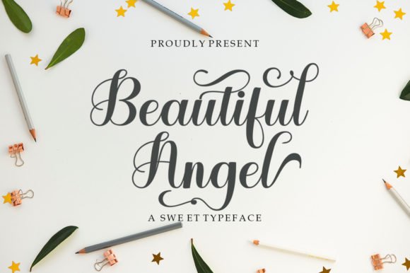 Beautiful Angel Font - Featured Image