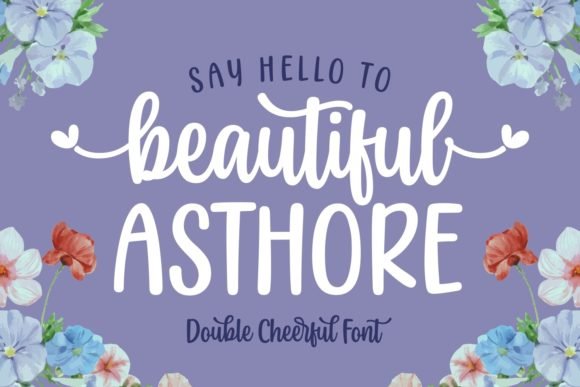 Beautiful Asthore Font - Featured Image
