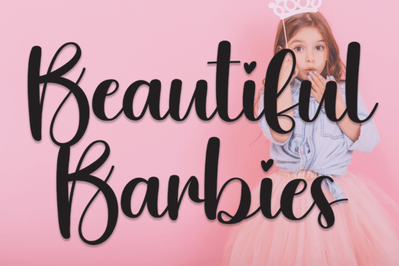 Beautiful Barbies Font - Featured Image